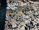 Reversible Velvet Sequins - Rose Gold / White - 2 Way Stretch Shiny Sequins Fabric on Black Velvet