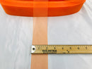 50 Yards 2 Inches - ORANGE - Crinoline Horsehair Braid Trim-Wedding-Prom-Decorations