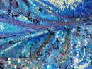 Reversible Mermaid Spandex - Iridescent Unicorn Mermaid Pillow Flip Up Sequins Fabric By The Yard