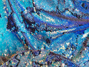 Reversible Mermaid Spandex - Iridescent Unicorn Mermaid Pillow Flip Up Sequins Fabric By The Yard