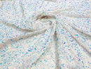 Velvet Stretch Sequins - 2 Way Stretch Sequins on Velvet Fabric 58/60” - Pick Color - 30 Yard Roll