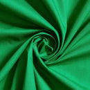 Poly Cotton Solid - Flat Fold Solid Color 60" Fabric By  Yard - Pick A Color