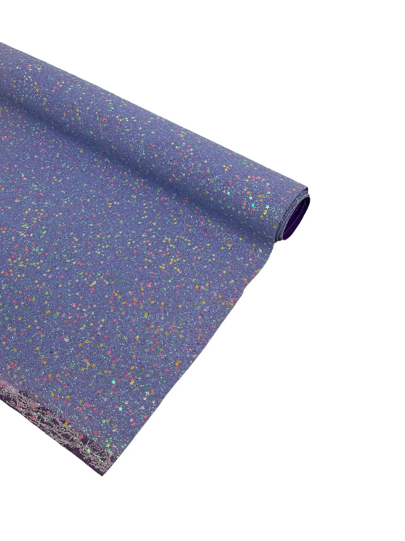 Stardust Glitter Vinyl - Lavender Iridescent - 54" Wide Crafting Glitter Vinyl Fabric Sold By The Yard