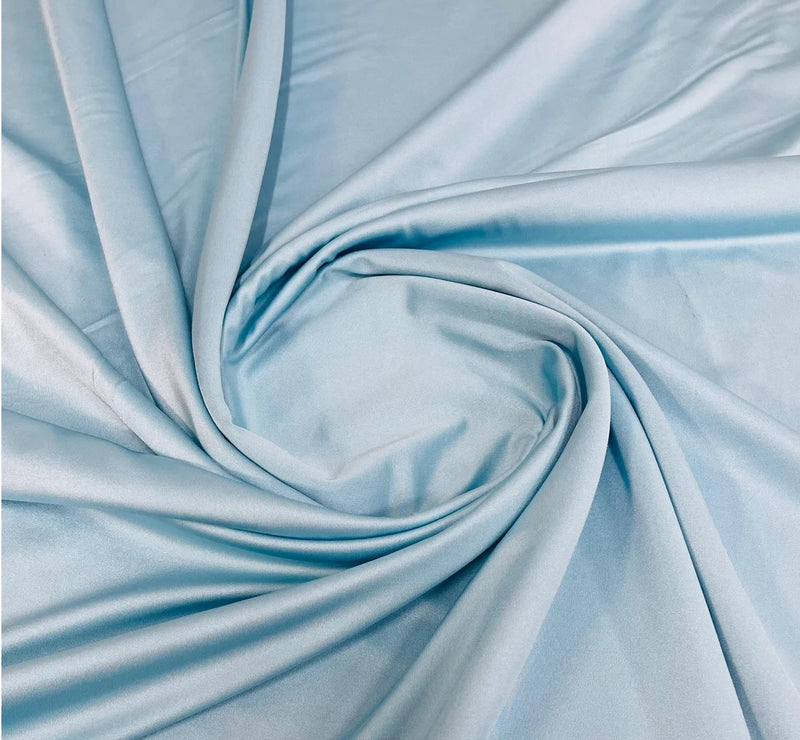 58" Shiny Milliskin Fabric - 4 Way Stretch Milliskin Shiny Fabric by The Yard (Pick a Color)