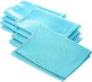 18" x 18" Polyester Poplin Napkins - Light Turquoise - Solid Rectangular Polyester Napkins