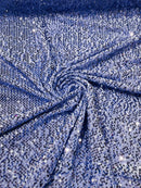 Stretch Velvet Sequins Fabric - Lilac - Velvet Sequins 2 Way Stretch 58/60” By Yard