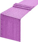 12" Sequins Table Runner - High Quality Shiny Sequin Fabric Table Runners (Pick Color & Size)