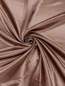 60" Satin Shiny Heavy Bridal Fabric for Prom, Wedding, Bridesmaid Dress Sold By Yard (Pick Color)