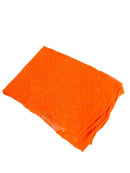 Damask Line Pattern - Orange - 4 Way Stretch Damask Sequins Line Fabric Sold By Yard