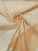 3D Beaded Lace Fabric - Peach - Heavy Embroidery Handmade Lace, Beaded Fabric By Yard