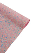 Chunky Glitter Vinyl - Pink Iridescent - 54" Wide Crafting Glitter Vinyl Fabric Sold By The Yard