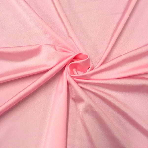 58" Shiny Milliskin Fabric - Pink - 4 Way Stretch Milliskin Shiny Fabric by The Yard (Pick a Size)