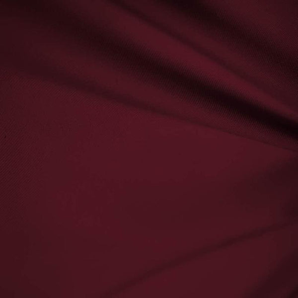 Solid Poly Cotton - Burgundy - Solid Color Fabric Broadcloth 58"/ 60" Wide By The Yard