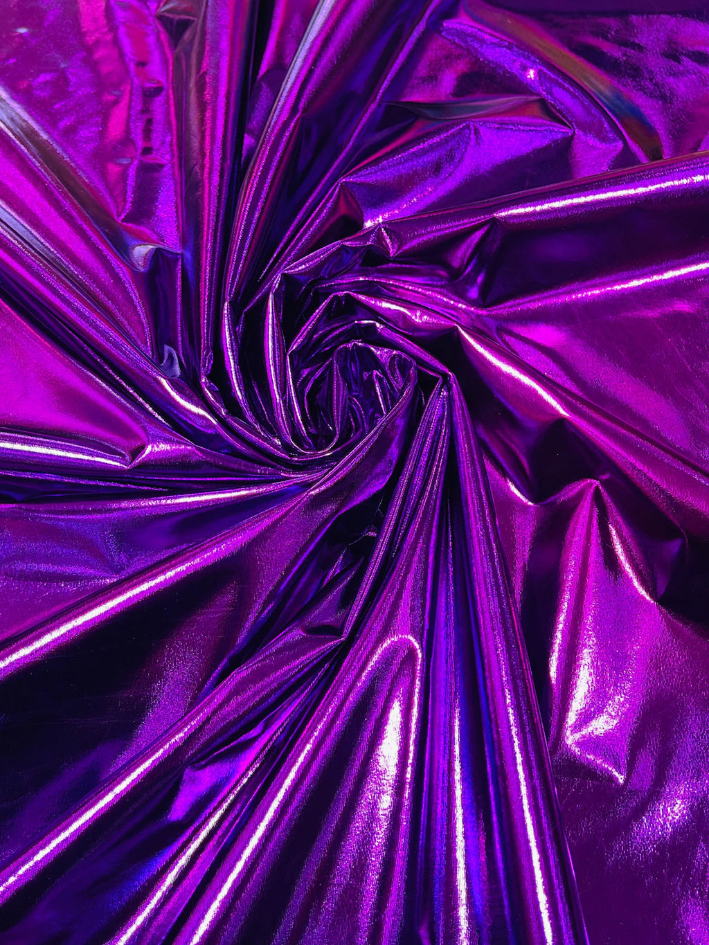 Metallic Shiny All Over Foil Stretch Polyester Spandex Fabric by, Spandex  Fabric By The Yard 