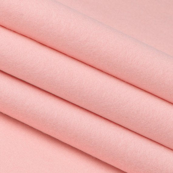 Flic Flac - 72" Wide Acrylic Felt Fabric - Pink -  Sheet For Projects Sold By The Yard