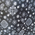 Poly Cotton Print Bandana 60 Inch Fabric  - Fabric Bandana Print By The Yard