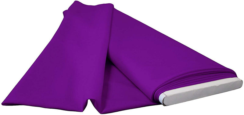 Polyester Poplin - Magenta - Flat Fold Solid Color 60" Fabric Bolt By Yard