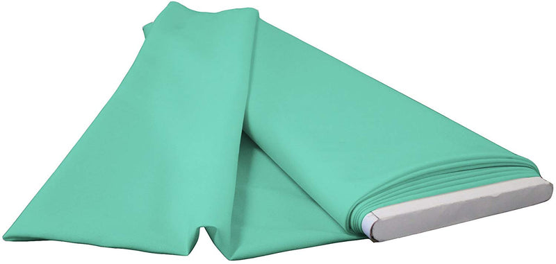 Polyester Poplin - Mint - Flat Fold Solid Color 60" Fabric Bolt By Yard