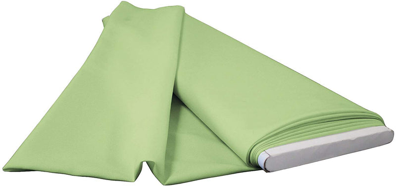 Polyester Poplin - Sage - Flat Fold Solid Color 60" Fabric Bolt By Yard