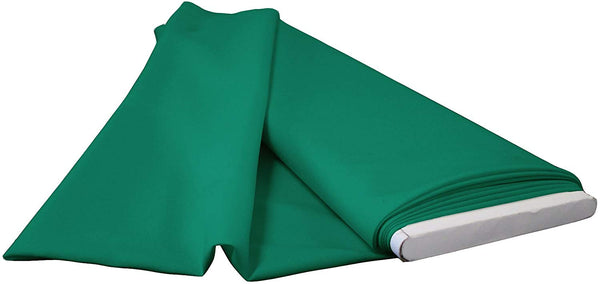 Polyester Poplin - Teal - Flat Fold Solid Color 60" Fabric Bolt By Yard