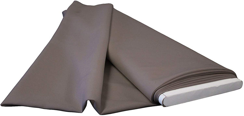Polyester Poplin - Dark Grey - Flat Fold Solid Color 60" Fabric Bolt By Yard