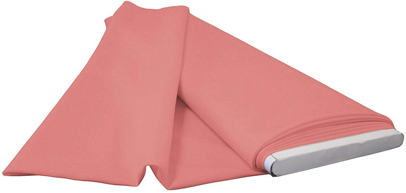 Polyester Poplin - Dusty Rose - Flat Fold Solid Color 60" Fabric Bolt By Yard