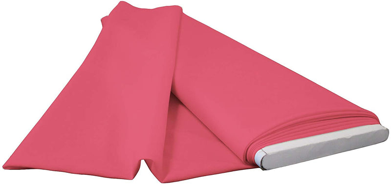 Polyester Poplin - Hot Pink - Flat Fold Solid Color 60" Fabric Bolt By Yard