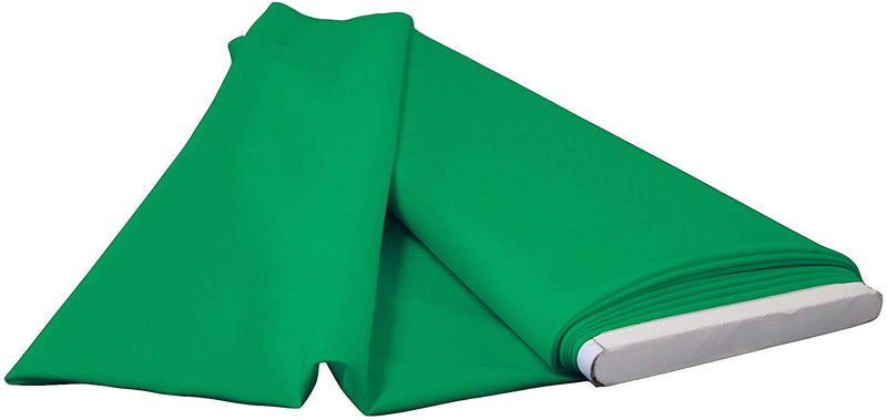 Polyester Poplin - Jade - Flat Fold Solid Color 60" Fabric Bolt By Yard