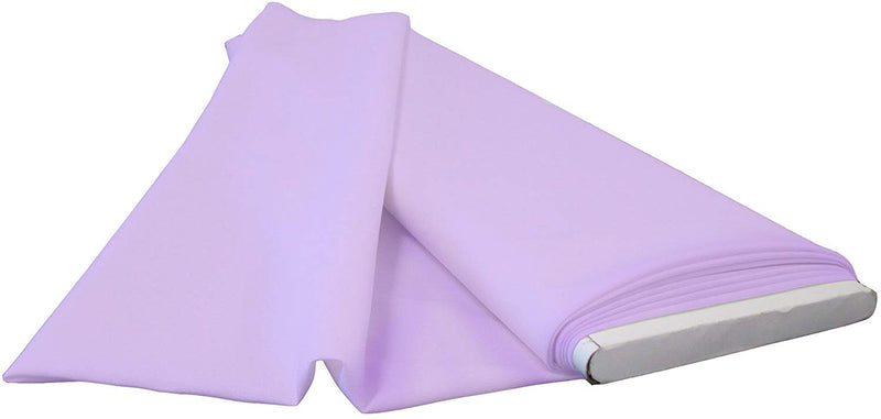 Polyester Poplin - Lilac - Flat Fold Solid Color 60" Fabric Bolt By Yard