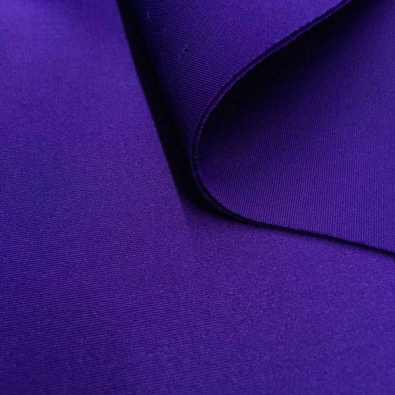  Scuba Knit Fabric Neoprene Polyester Spandex Sold BTY 58'' Wide  (Black)