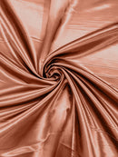 60" Satin Shiny Heavy Bridal Fabric for Prom, Wedding, Bridesmaid Dress Sold By Yard (Pick Color)