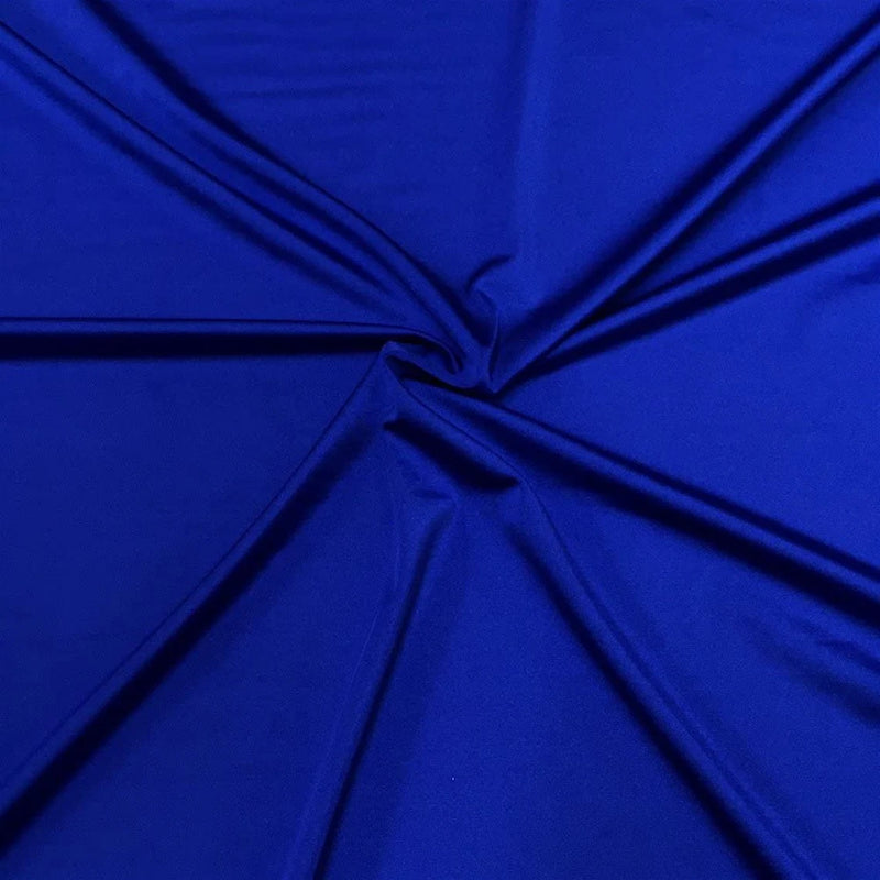 58" Shiny Milliskin Fabric - Royal Blue - 4 Way Stretch Milliskin Shiny Fabric by The Yard (Pick a Size)