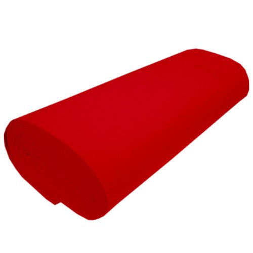 Flic Flac - Red - 72" Wide Acrylic Felt Fabric - 20 Yards - Sheet For Projects Sold By The Roll