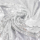 Mini Glitz Sequins - Shiny Sequins Embroidered on Mesh Fabric - Pick Color - 30 Yard Roll