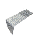 3D Butterfly Table Runner - Silver - 12" x 90" 3D Butterfly Sheer Mesh Table Runner