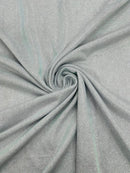Shimmer Glitter Fabric - Silver - Luxury Sparkle Stretch Solid Fabric Sold By Yard