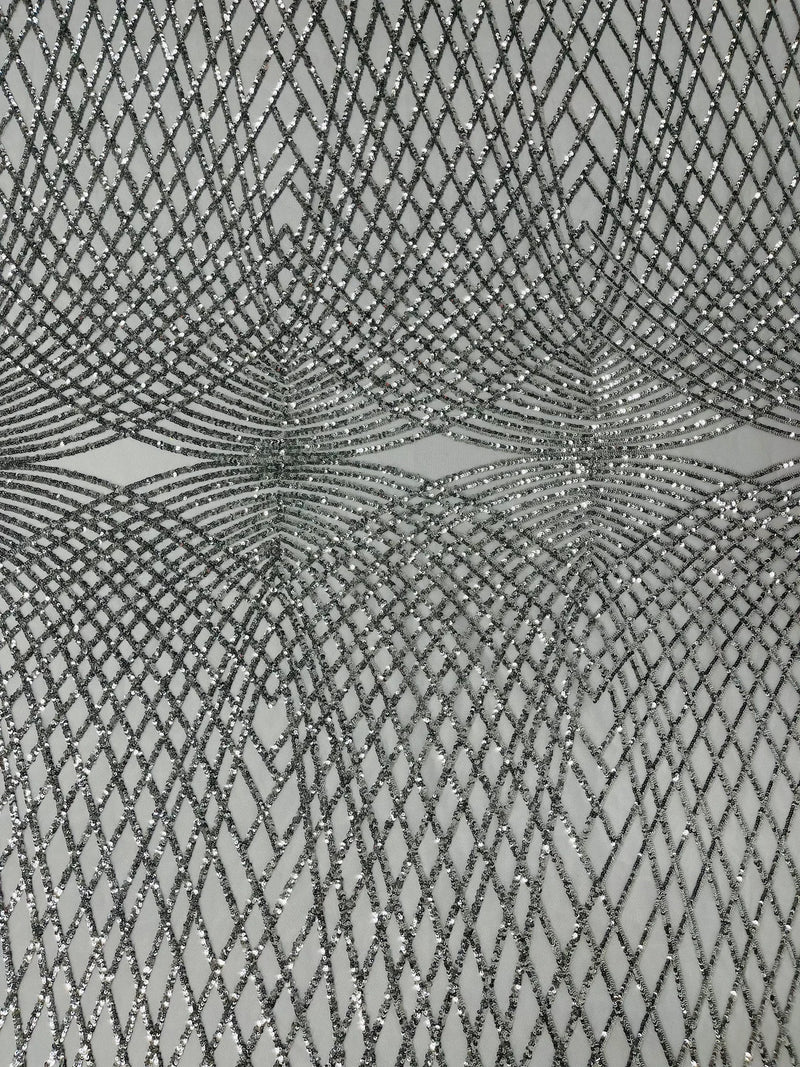 Diamond mesh fabric deals