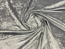Crushed Velvet Fabric - 60''  Stretch Velvet Solid Fabric for Apparel, Craft, Sewing - By Yard