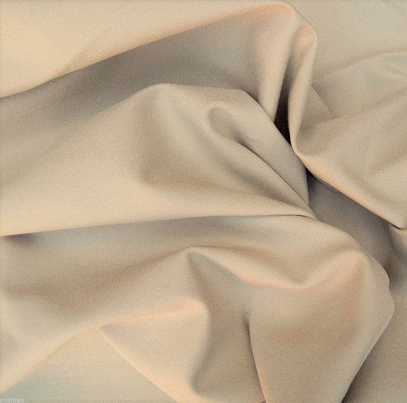 58" Shiny Milliskin Fabric - Taupe - 4 Way Stretch Milliskin Shiny Fabric by The Yard (Pick a Size)