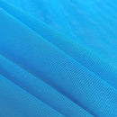 Power Mesh Fabric - Turquoise - Nylon Lycra Spandex 4 Way Stretch Fabric  58"/60" By Yard