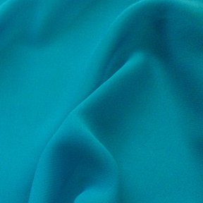 Hi Multi Chiffon Fabric - Turquoise Chiffon High Quality Design Fabric Sold By The Yard 60"