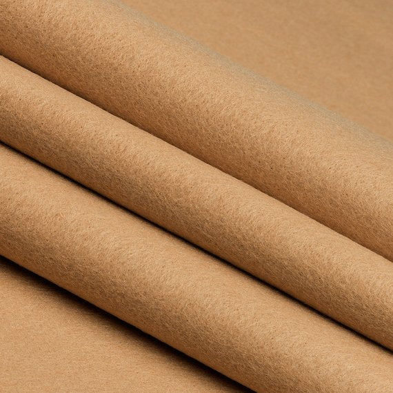 Flic Flac - 72 Wide Acrylic Felt Fabric - Tan - Sheet For Projects Sold By  The Yard
