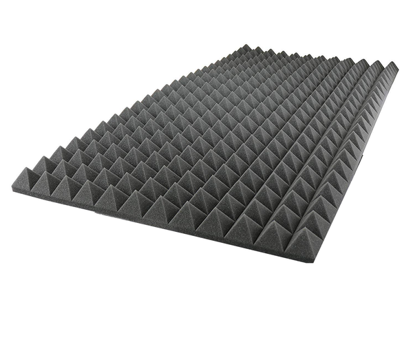 2"X36"X72" - Charcoal Acoustic Foam Sound Absorption Pyramid Studio Treatment Wall Panel (1 Panel)