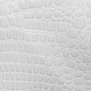 Alligator Embossed Vinyl Leather Fabric - Different Colors - Sold By The Yard