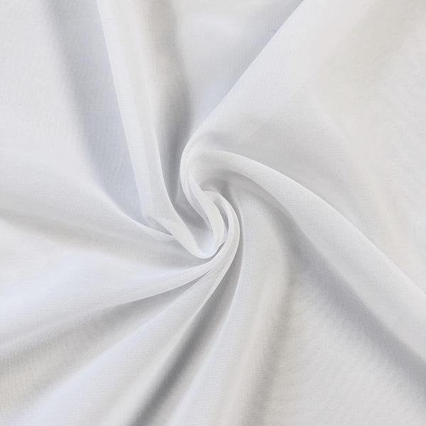 Hi Multi Chiffon Fabric - White - Chiffon High Quality Design Fabric Sold By The Yard 60"