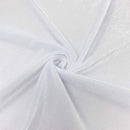 Velvet Stretch Fabric -  White  - Spandex Stretch Velvet Fabric 60'' Wide Sold By Yard