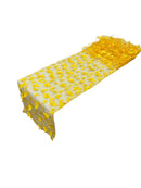 3D Butterfly Table Runner - Yellow - 12" x 90" 3D Butterfly Sheer Mesh Table Runner