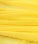 Power Mesh Fabric - Yellow - Nylon Lycra Spandex 4 Way Stretch Fabric  58"/60" By Yard