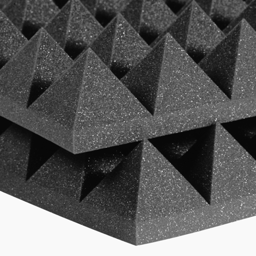 Pyramid Foam 2"X 12"X 12" Acoustic Studios Sound Absorption Wall 2"X 12"X 12" (48 Pack)