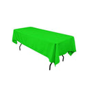 Apple Green 60" Rectangular Tablecloth Polyester Rectangular Cloth Table Covers for All Events